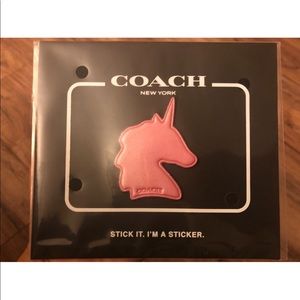 Coach sticker
